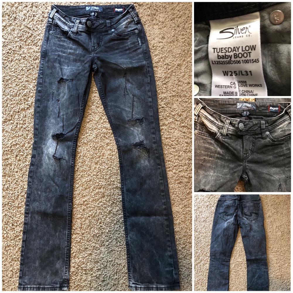 Woman’s  Silver Jeans